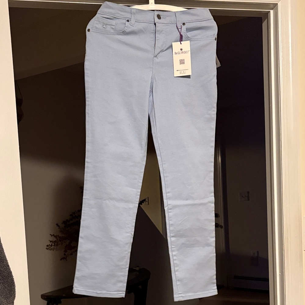 NWT Gloria Vanderbilt Dreamy Blue Women's Original Slimming Jeans in Size 4P
